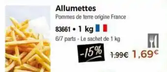 Thiriet Allumettes offre