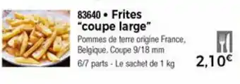 Thiriet Frites Coupe Large offre