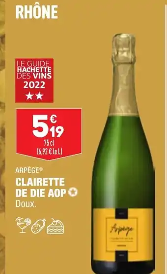 ALDI Clairette De Die AOP offre