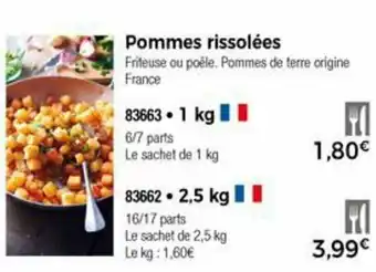 Thiriet Pommes Rissolées offre