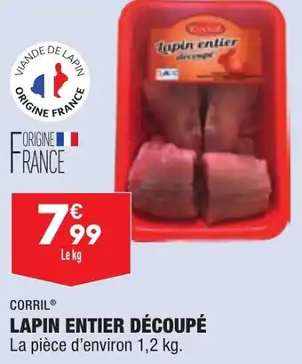 ALDI Lapin Entier Découpé offre