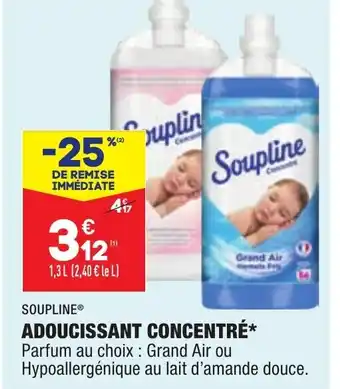 ALDI Soupline Adoucissant Concentré offre
