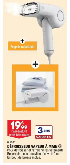 ALDI Défroisseur Vapeur à main offre