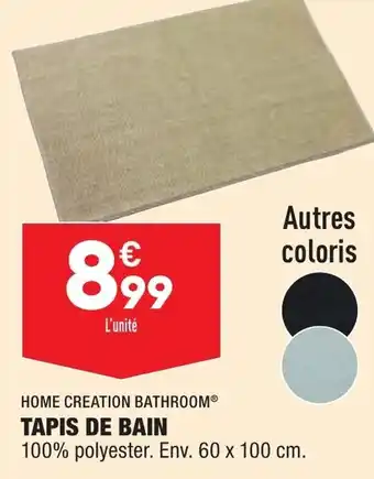 ALDI Tapis de Bain offre