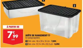 ALDI BoÎte de Rangement offre