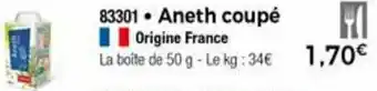 Thiriet Aneth Coupé offre