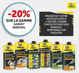 Roady La gamme additifs bardahl offre