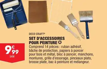 ALDI Set D'Accessoires Pour Peinture offre