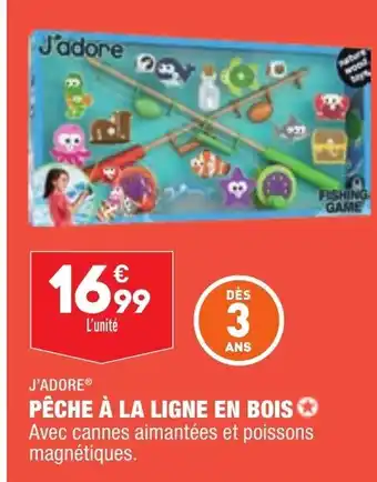 ALDI Pêche à La Ligne En Bois offre