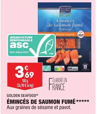 ALDI Émincés de Saumon Fumé offre