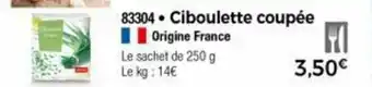 Thiriet Ciboulette Coupée offre