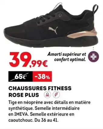 Sport 2000 Chaussures Fitness Rose Plus offre