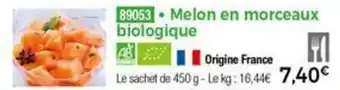 Thiriet Melon En Morceaux Biologique offre