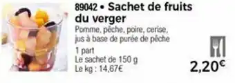 Thiriet Sachet De Fruits Du Verger offre