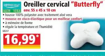 Norma Oreiller Cervical Butterfly offre