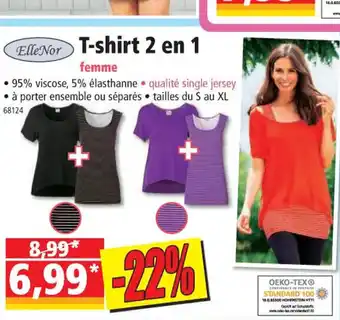 Norma T-Shirt 2 En 1 offre