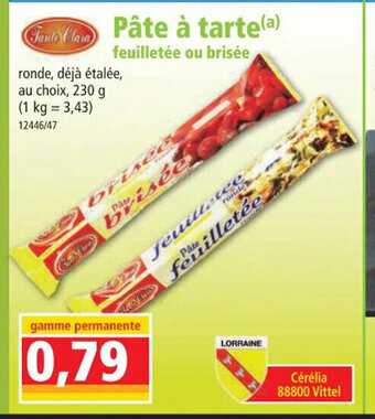 Norma Pâte à Tarte offre