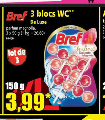 Norma Bref 3 Blocs WC offre