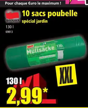 Norma 10 Sacs Poubelle offre