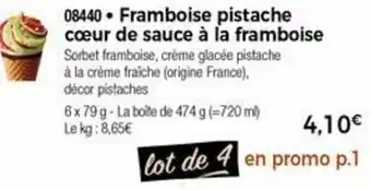 Thiriet Framboise Pistache offre