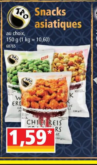 Norma Snacks Asiatiques offre