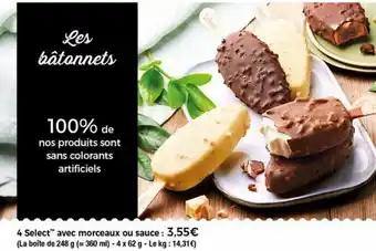 Thiriet 4 Select Avec Morceaux Ou Sauce offre