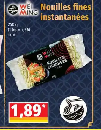 Norma Nouilles Fines Instantanées offre
