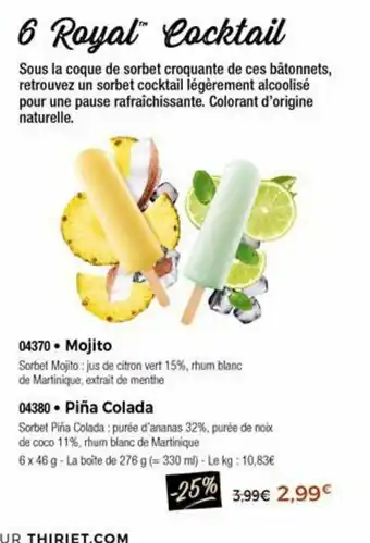 Sous La Coque De Sorbet Croquante De Ces Bâtonnets