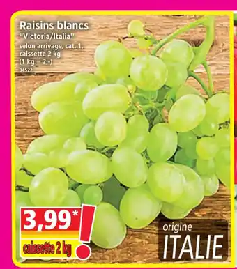Norma Raisins Blancs offre