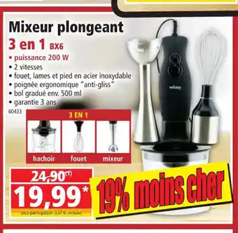 Norma Mixeur Plongeant offre
