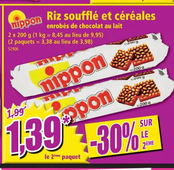 Norma Nippon Riz Souffle Et Céréales offre