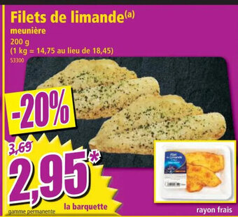 Norma Filets de Limande offre