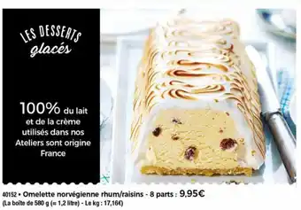 Thiriet Omelette Norvégienne Rhum/Raisins offre