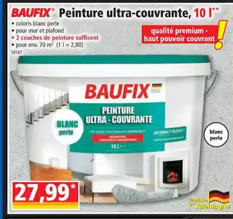 Norma Baufix Peinture Ultra Couvrante offre