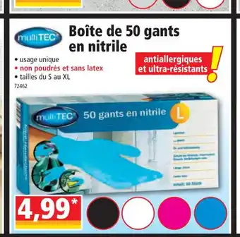 Norma Boite de 50 Gants En nitrile offre