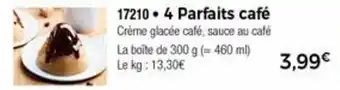 Thiriet 4 Parfaits Café offre