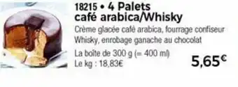 4 Palets Café Arabica/Whisky