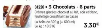 Thiriet 3 Chocolats offre