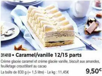 Thiriet Caramel/Vanille 12/15 Parts offre