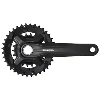 Shimano pédalier 9v noir sans flasque fc-mt210-2 36/22d 175mm