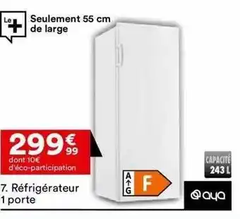 BUT Réfrigérateur 1 porte aya offre