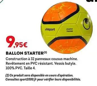 Ballon starter uhisport