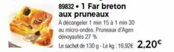 Thiriet 1 Far Breton Aux Pruneaux offre