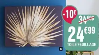 La Foir'Fouille Toile Feuillage offre