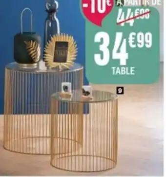 La Foir'Fouille Table offre