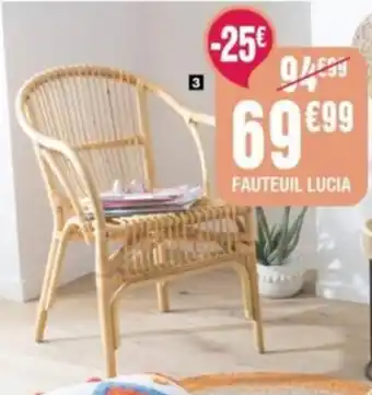 La Foir'Fouille Fauteuil Lucia offre