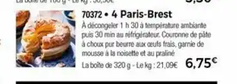 Thiriet 4 Paris-Brest offre