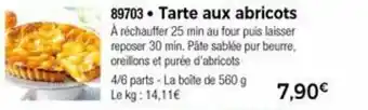 Thiriet Tarte Aux Abricots offre