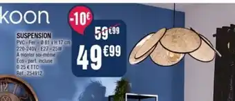La Foir'Fouille Suspension offre
