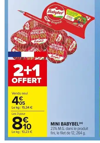 Carrefour Market Mini Babybel offre
